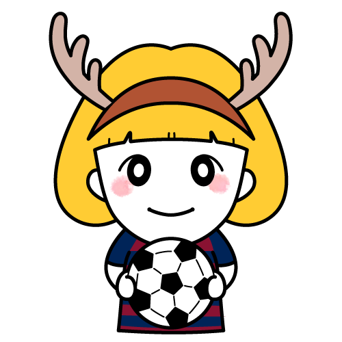 えむさん@サッカーブログ『蹴球鹿』のアイコンイラスト制作事例